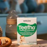 Nelsons teething granules with Chamomilla, 24 sachets, imported from the UK