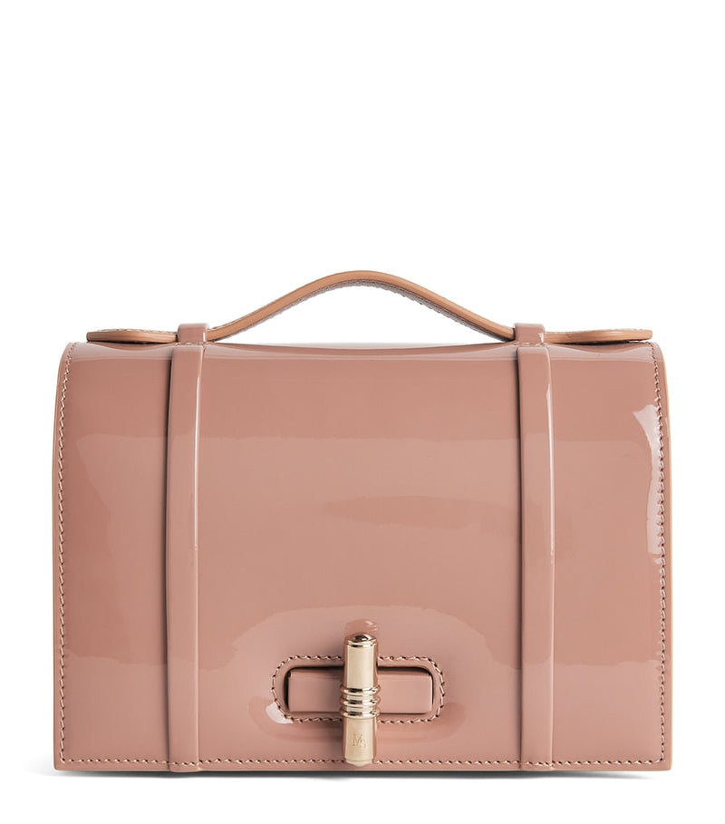 Malone Souliers small patent leather May top-handle bag (British brand)