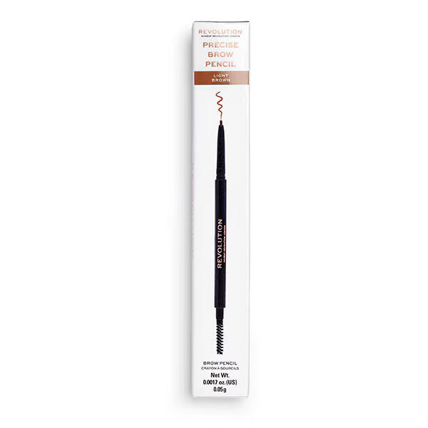 Revolution Brow Pencil Light Brown, imported from the UK