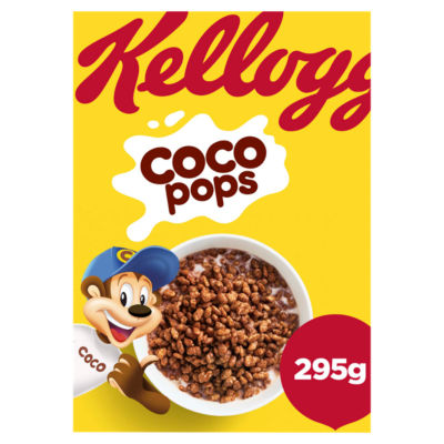 Kellogg's Coco Pops chocolate cereal 295g, UK version