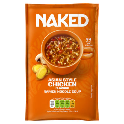 Asian Style Chicken Flavour Ramen Noodle Soup 25g, imported from the UK