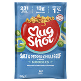 ASDA Mug Shot Salt & Pepper Chilli Beef Flavour Noodles 60g- Buy online at McGrocer