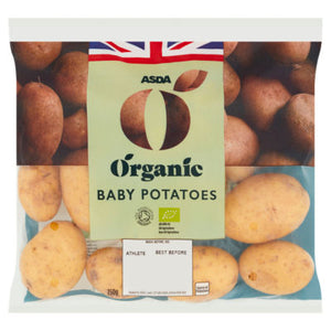 ASDA Organic Baby Potatoes Bag 750g