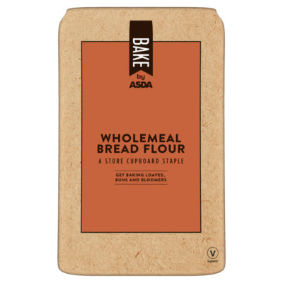 ASDA wholemeal bread flour 1.5kg - British product