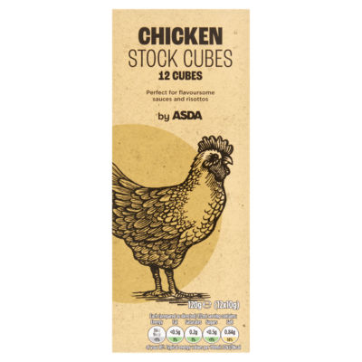 ASDA chicken stock cubes 12 x 10g (120g) - British product