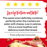 Ryvita Crispbread Sweet Onion Crackers 200g
