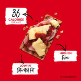 Ryvita Sweet Onion Crispbread 200g, imported from the UK