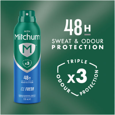 Mitchum Ice Fresh antiperspirant and deodorant spray 200ml (British brand)