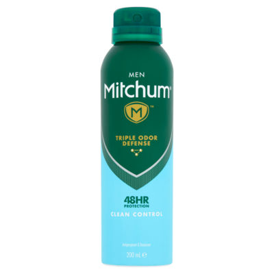 Mitchum Men Clean Control antiperspirant & deodorant 200ml, imported from the UK