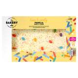 ASDA Vanilla Party Cake with jelly bean topping (British brand)