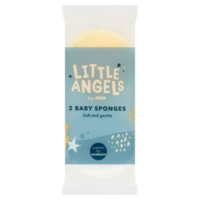 Little Angels baby sponge pack of 2, UK version