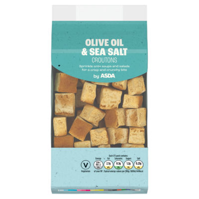 ASDA olive oil and sea salt croutons 100g - British product