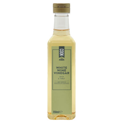 ASDA Cook White Wine Vinegar 350ml - British product