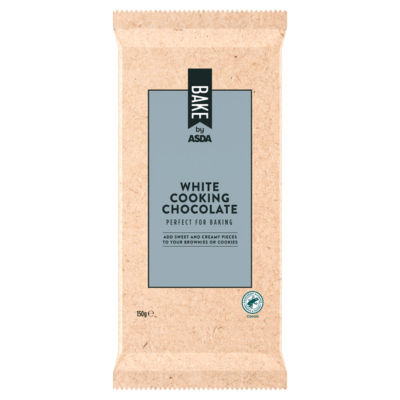ASDA White Cooking Chocolate 150g - British product