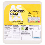 ASDA Just Essentials Cooked Ham With Water 400g Chilled Meat- Buy online at McGrocer