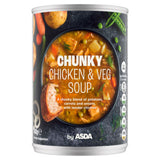 ASDA chunky chicken and vegetable soup 400g - British product