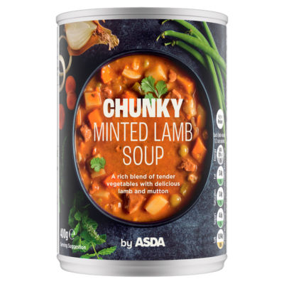 ASDA Chunky Minted Lamb Soup 400g - British product
