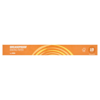 ASDA Greaseproof Baking Paper 10 Meters - British product