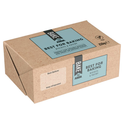 BAKE by ASDA Best For Baking Biscuits Pastry Block 250g