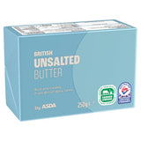 ASDA unsalted butter 250g - British product