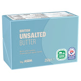 ASDA unsalted butter 250g - British product