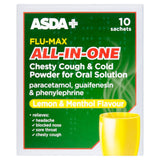 ASDA Flu-Max Chesty Cough Powder 10 sachets - British product
