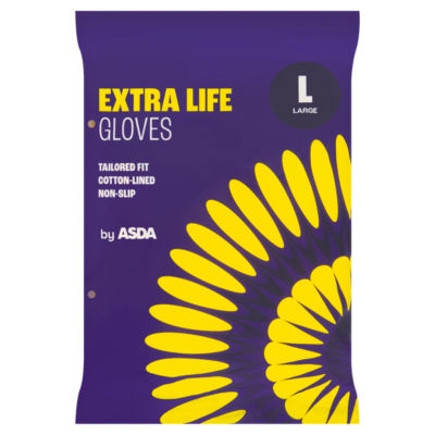 ASDA Large Extra Life Gloves