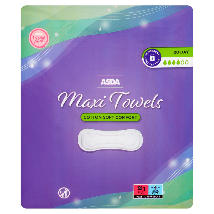 ASDA Protect Day Maxi Sanitary Towels GOODS ASDA   