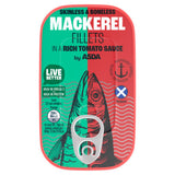 ASDA mackerel fillets tomato sauce 125g - British product