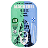 ASDA Mackerel Fillets in Brine 125g - British product