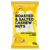 ASDA Roasted & Salted Cashew Nuts 125g, UK version