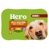 Hero Senior Dog Food Meaty & Poultry Jelly 6 x 400g, UK version