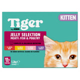Tiger by ASDA kitten wet food jelly selection 12 x 100g (British brand)