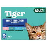 Tiger cat food fish selection in jelly 12 x 100g (British brand)