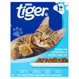 ASDA Tiger Complete cat food herring vegetables 950g, imported from the UK