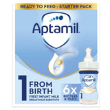 ASDA Aptamil First Infant Milk From Birth Starter Pack 6 x 70ml (420ml)- Buy online at McGrocer