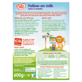 Cow & Gate Follow-On Milk from 6 months 600g - British product