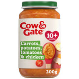 ASDA Cow & Gate Carrot Chicken Tomato Potato Baby Food Meal 10 Months 200g- Buy online at McGrocer