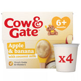Cow & Gate apple banana baby food 4x95g - British product