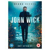 John Wick action movie DVD, UK version