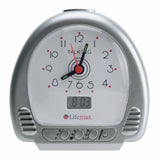 Lifemax Talking Alarm Clock with dual analogue and digital display (British brand)