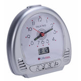 Lifemax Talking Alarm Clock with dual analogue and digital display (British brand)