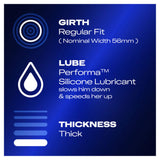 Durex Mutual Climax Regular Fit condoms 12 pack - British product