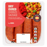 ASDA dry cured chorizo sausage 200g, UK version