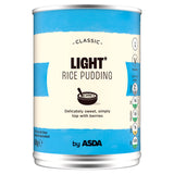 ASDA ASDA Classic Light Rice Pudding 400g- Buy online at McGrocer