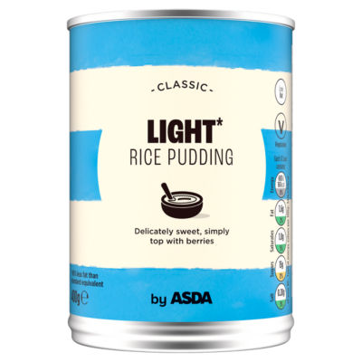 ASDA light rice pudding 400g - British product