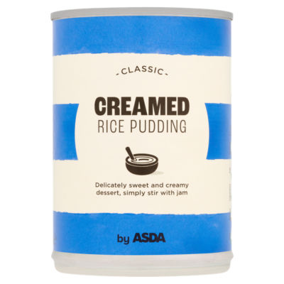 ASDA creamed rice pudding 400g - British product