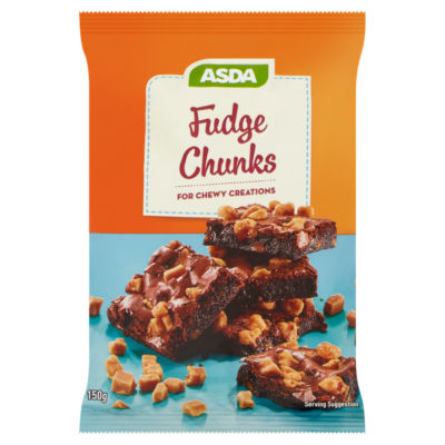 ASDA sweet fudge chunks 150g - British product