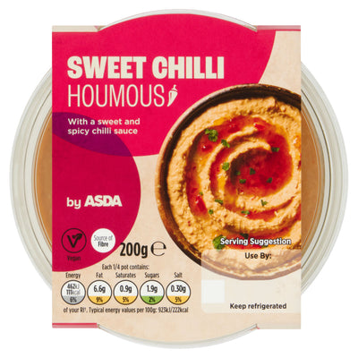 ASDA ASDA Sweet Chilli Houmous Dip 200g- Buy online at McGrocer