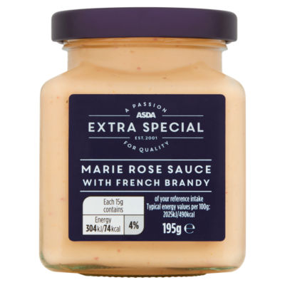 ASDA Marie Rose Sauce with French Brandy 195g - British product